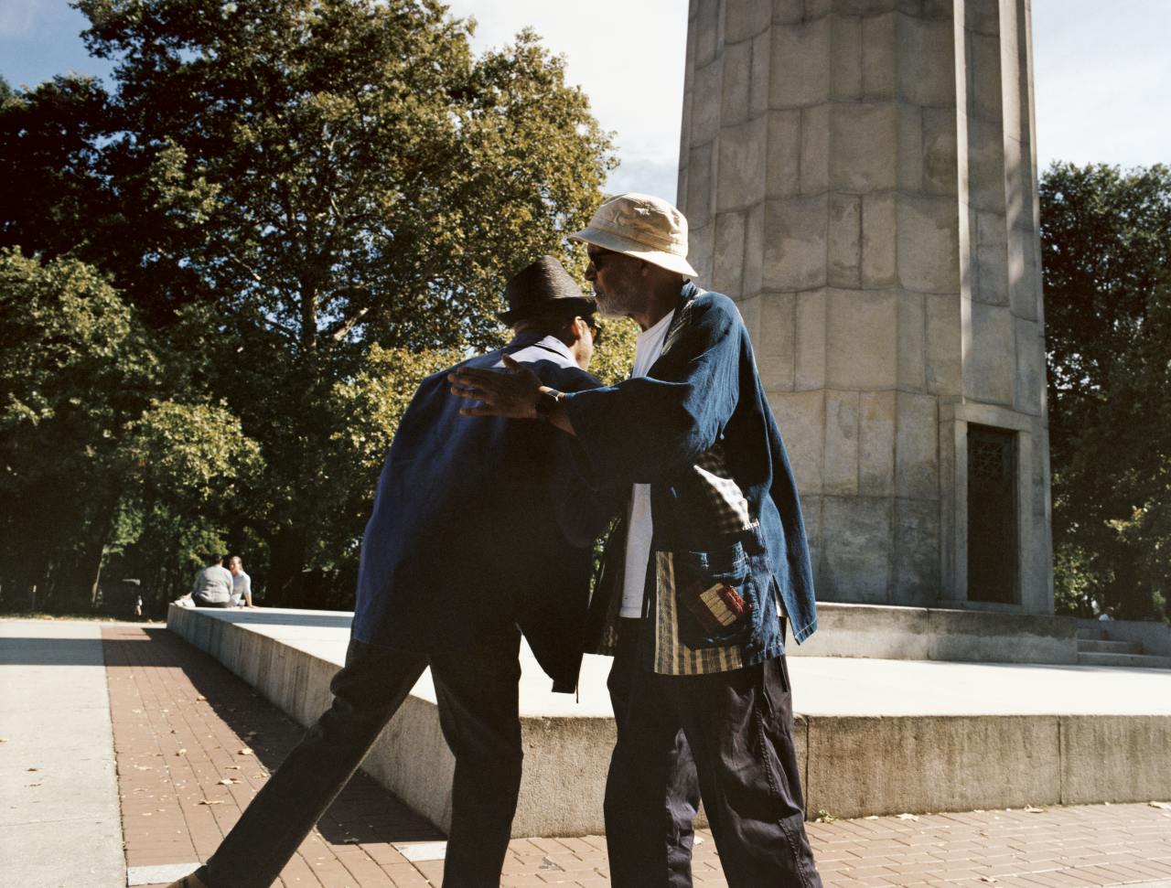 In Fort Greene, Brooklyn, where his office is located, Spike Lee can’t walk three steps out the door without being recognized. Prada overshirt, Gucci pants and his own hat and glasses. In Fort Greene, Brooklyn, where his office is located, Spike Lee can’t walk three steps out the door without being recognized. Prada overshirt, Gucci pants and his own hat and glasses.