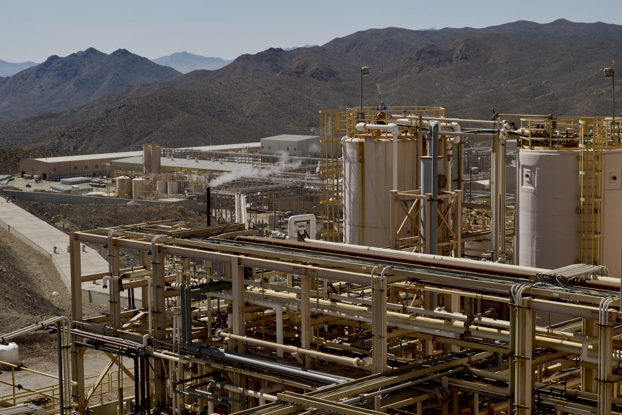 Mountain Pass rare-earths mine in California. Mountain Pass rare-earths mine in California.
