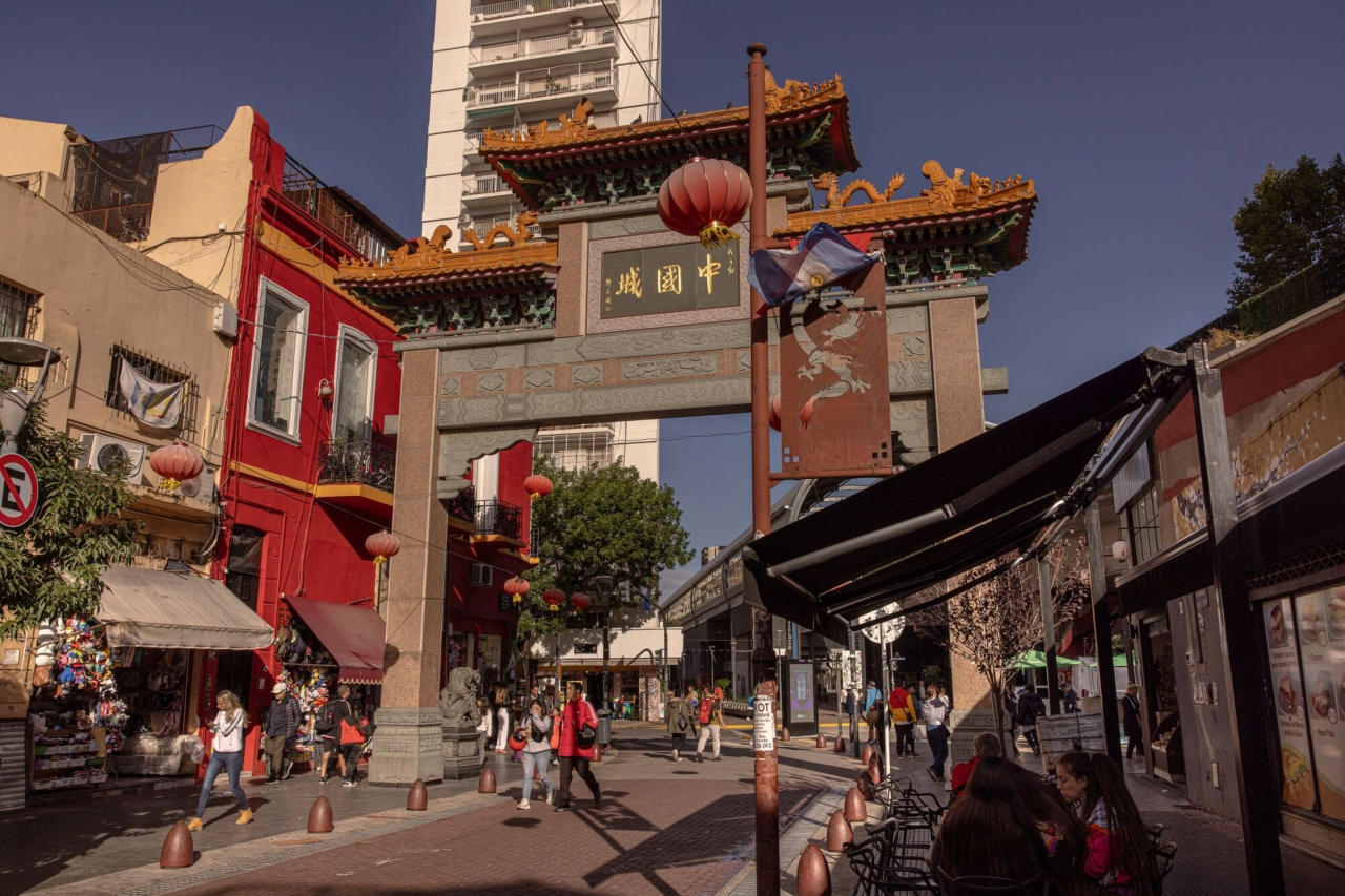 Chinatown in Buenos Aires. Chinatown in Buenos Aires.
