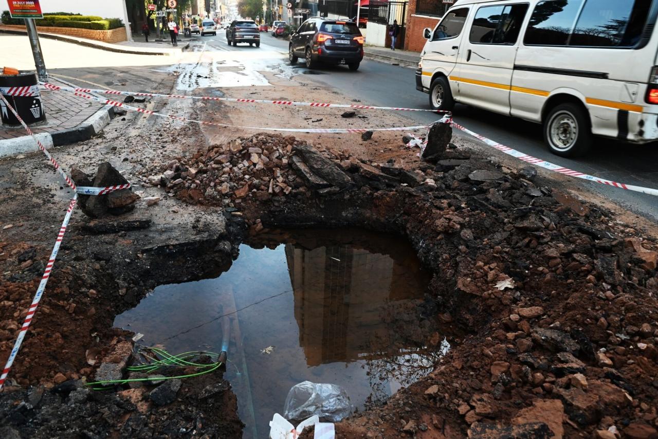 Famous failings pockmark the city, including potholes that have filled with water.