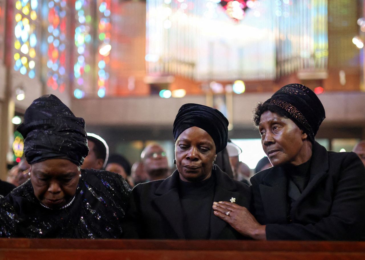 The former president’s widow, Esther Lungu, says his wish was to be buried in South Africa.