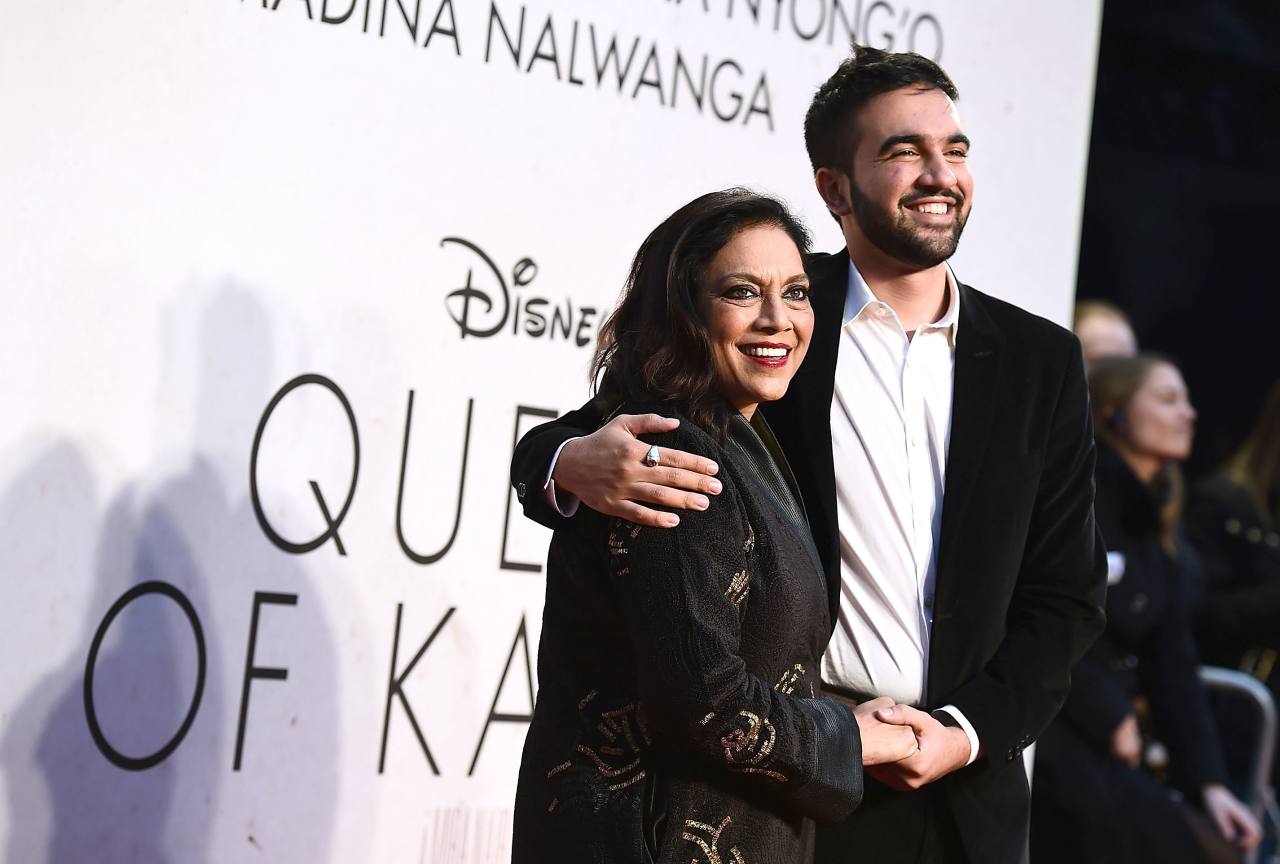 Director Mira Nair and her son Zohran Mamdani at a 2016 film festival in London.