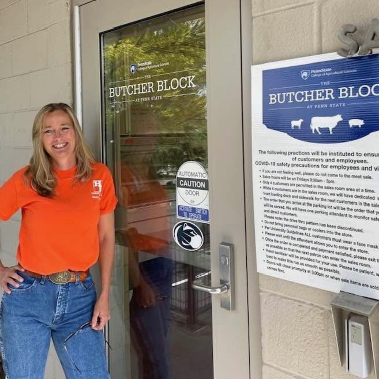 Victoria Miner entered a butcher apprenticeship program.