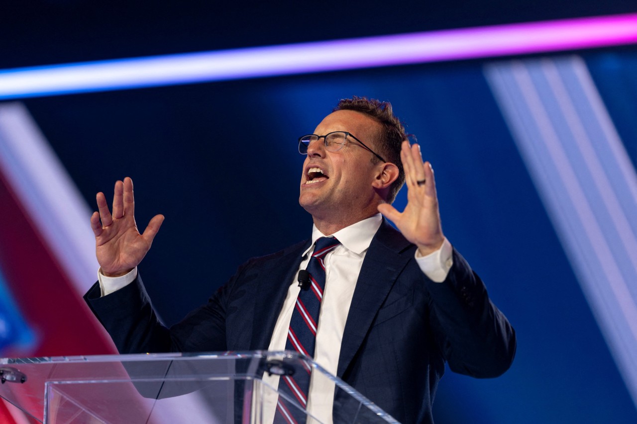 Benny Johnson at a Turning Point USA event in December.