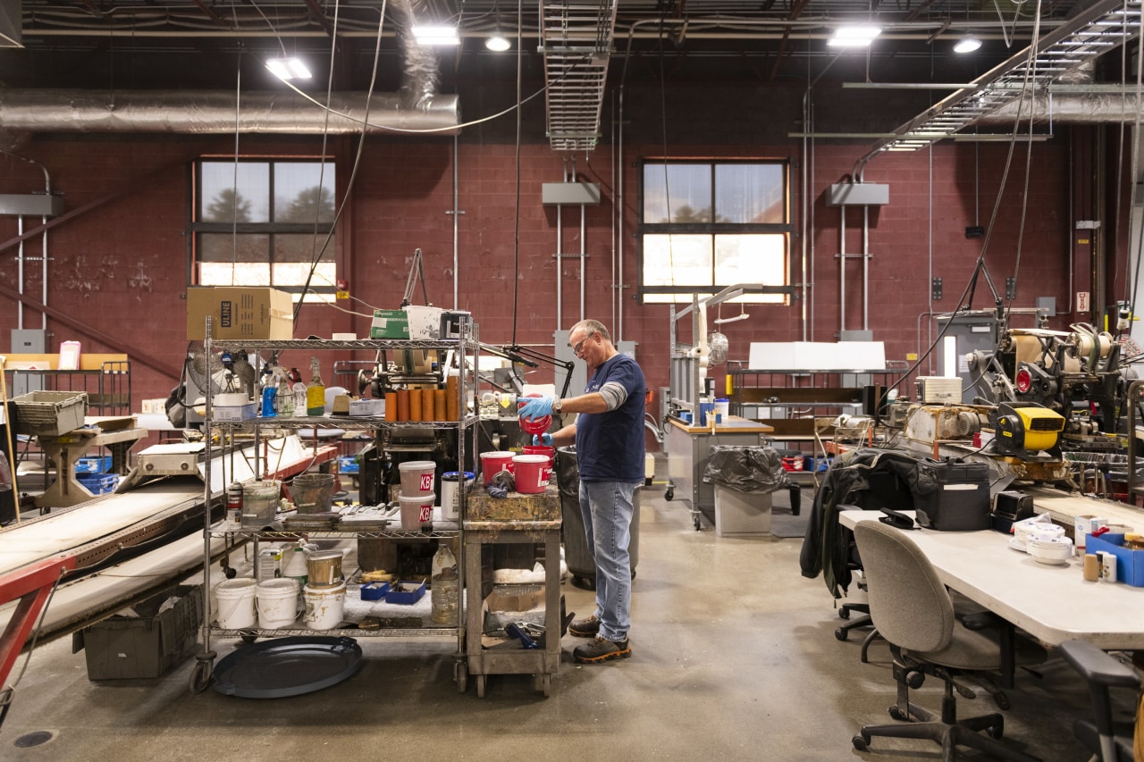 Crane Stationery recently moved into a new facility in Latham, N.Y.