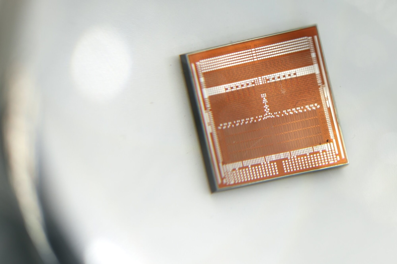 AI servers require high-bandwidth memory chips like this one made by Micron.