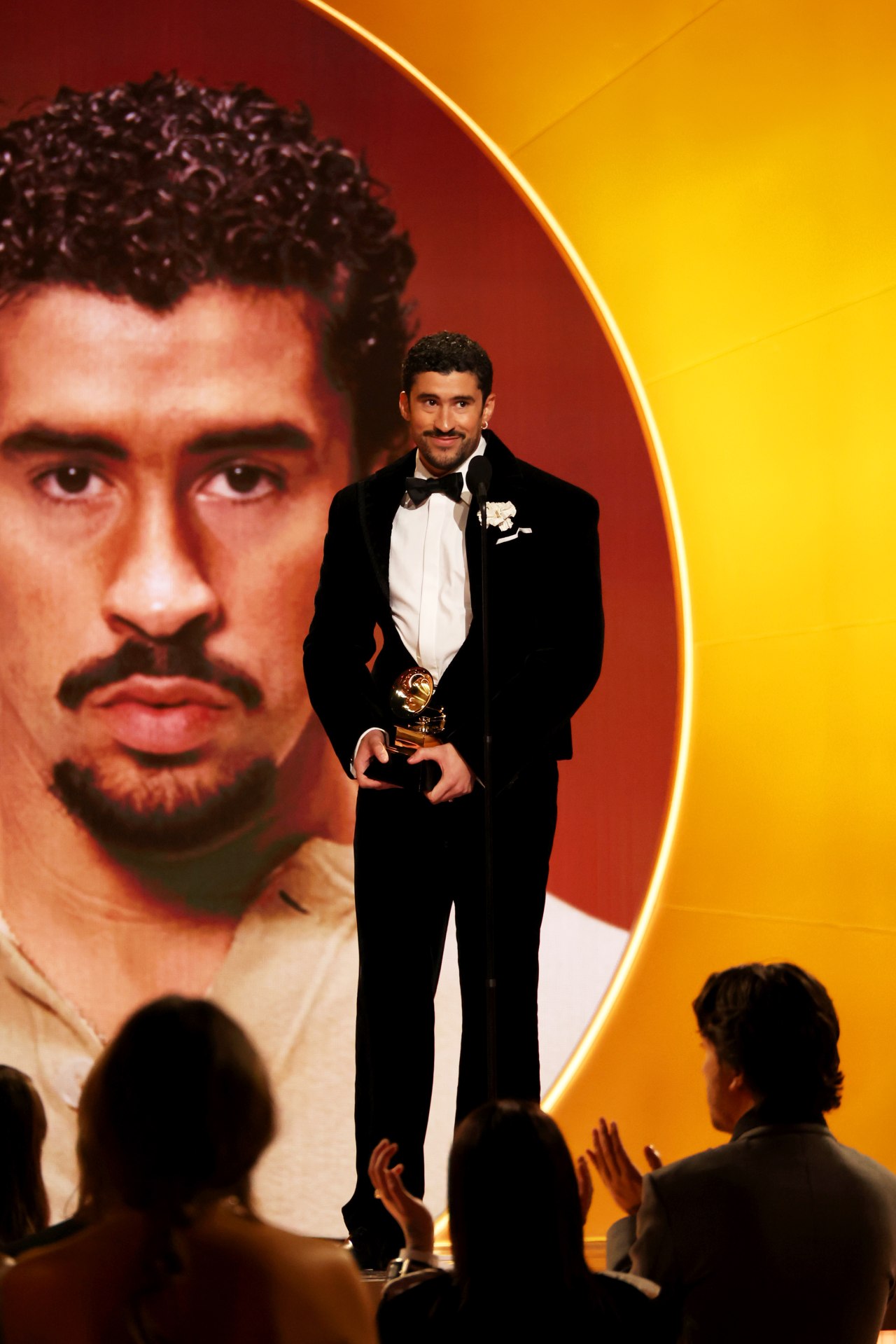 Bad Bunny spoke out against ICE while accepting the award for best música urbana album.