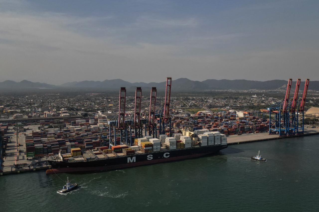 Santos hosts the largest port complex in Latin America and one of the largest in the world.