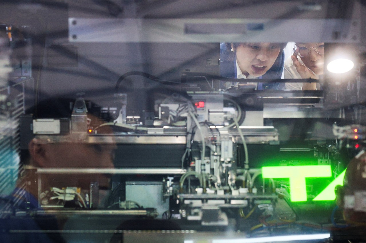 A semiconductor industry trade fair in Shanghai.
